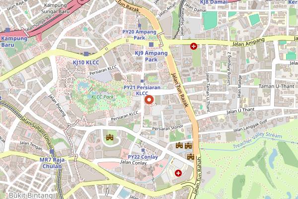 Map showing Dewakan in Kuala Lumpur