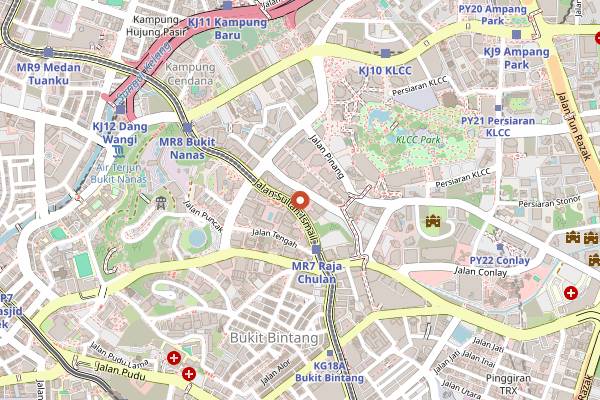 Map showing Sabayon in Kuala Lumpur