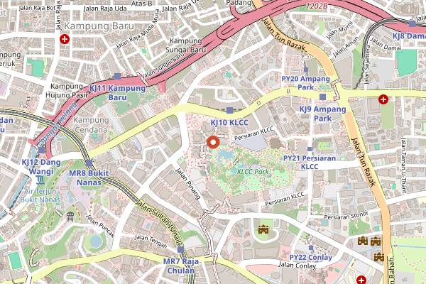 Map showing Sushi Azabu in Kuala Lumpur