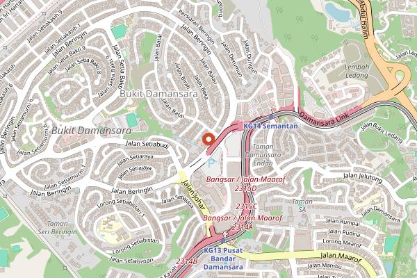 Map showing Circa Bar KL in Kuala Lumpur