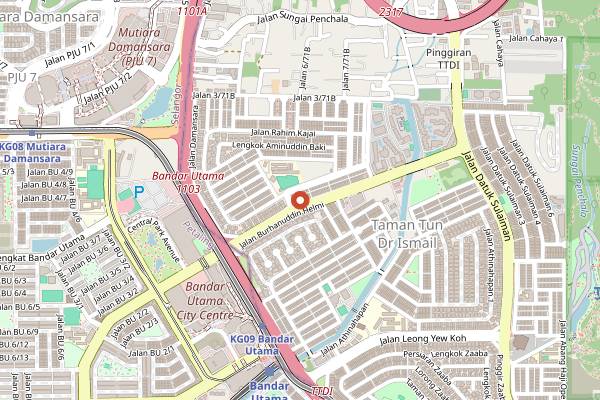 Map showing Corks Out in Kuala Lumpur