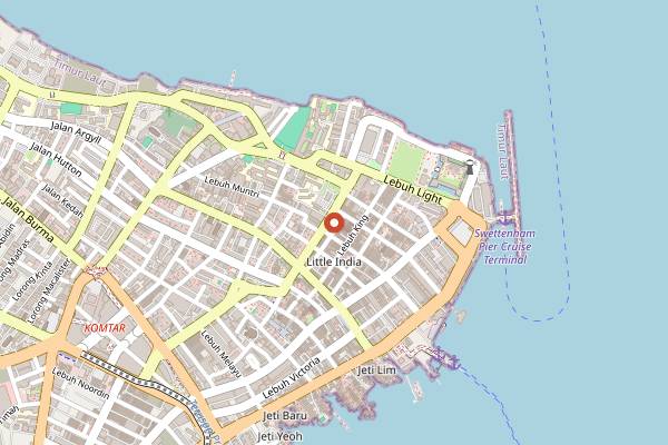 Map showing Firewood in Penang