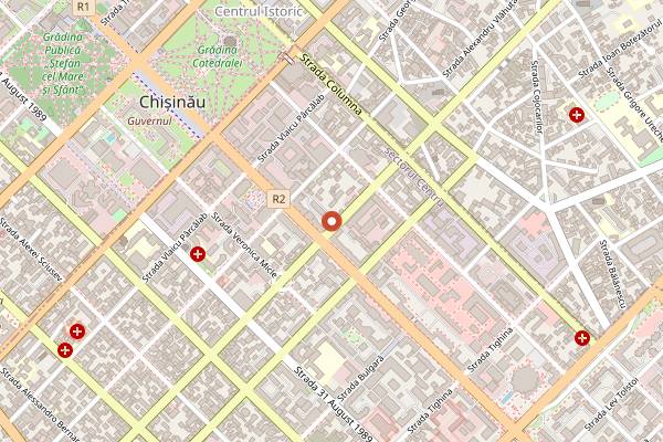 Map showing Taproom by Litra & Friends in Chișinău