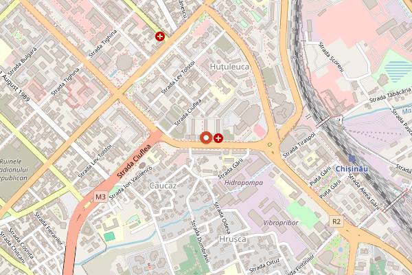 Map showing Beer House Brewery in Chișinău