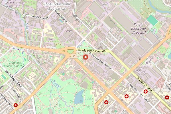 Map showing EcoLocal Farmers Market in Chișinău