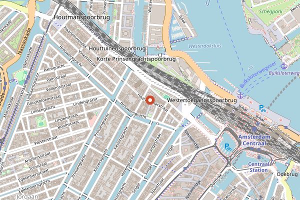 Map showing Petit Gâteau in Amsterdam