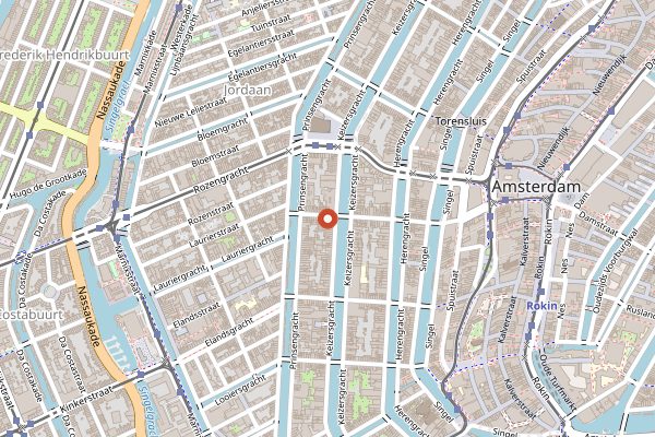 Map showing Ree7 in Amsterdam