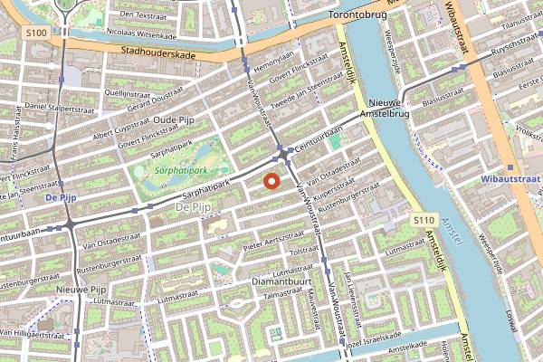 Map showing Sea Salt and Chocolate in Amsterdam