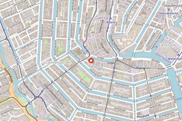 Map showing The Bakery Company in Amsterdam