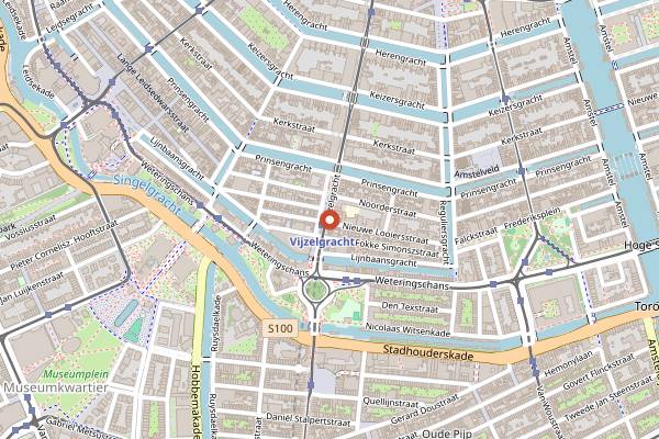 Map showing Bar Do in Amsterdam
