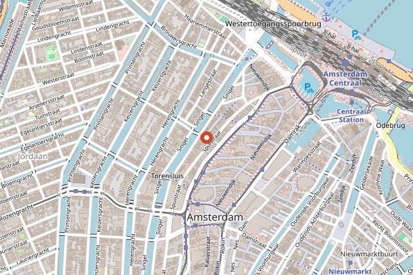 Map showing Tales and Spirits in Amsterdam