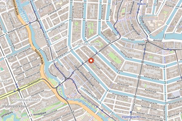 Map showing Brunchie in Amsterdam