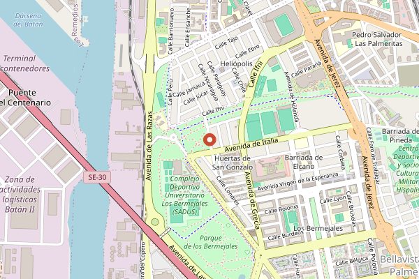Map showing Little Collins in Amsterdam