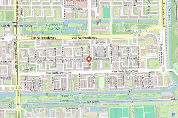 Map showing Pizza and Co in Amsterdam