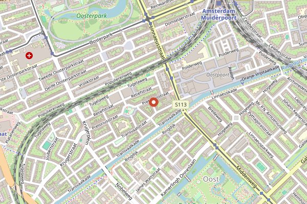 Map showing Rum Baba in Amsterdam
