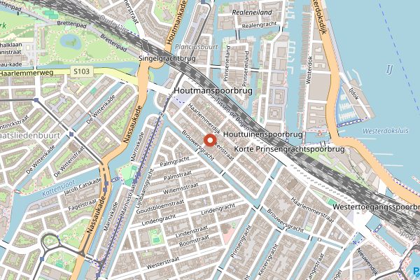 Map showing Toki in Amsterdam
