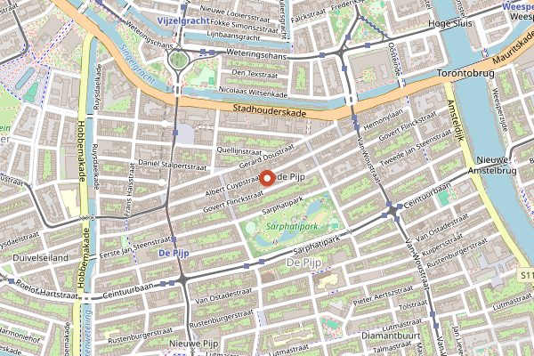 Map showing Bazar Amsterdam in Amsterdam