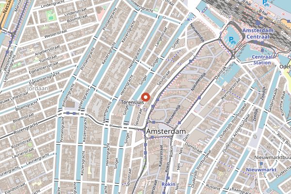 Map showing Caldi e Freddi in Amsterdam