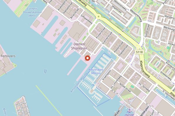 Map showing Helling 7 in Amsterdam