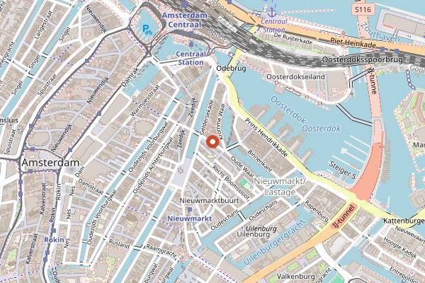 Map showing Italia Oggi in Amsterdam