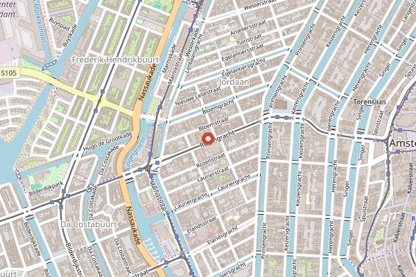Map showing Salmuera in Amsterdam