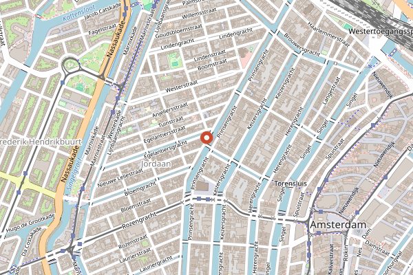 Map showing Amsterdam Cheese Museum Tasting Workshop in Amsterdam