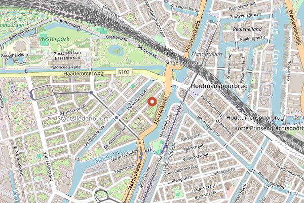 Map showing Amsterdam Cooking Workshops: Thai Class in Amsterdam
