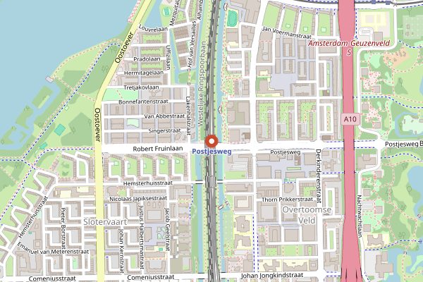 Map showing Amsterdamse Terrassen Festival in Amsterdam