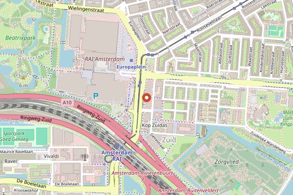 Map showing Bite of Amsterdam in Amsterdam