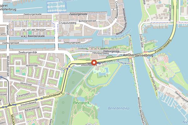 Map showing TAPT Beer Festival Amsterdam Oost in Amsterdam