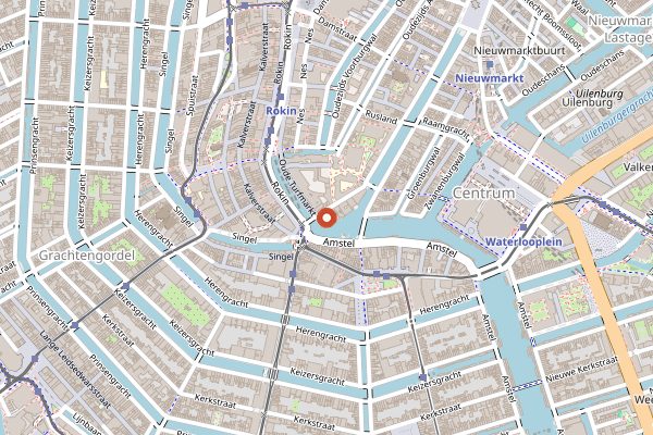 Map showing Flore in Amsterdam