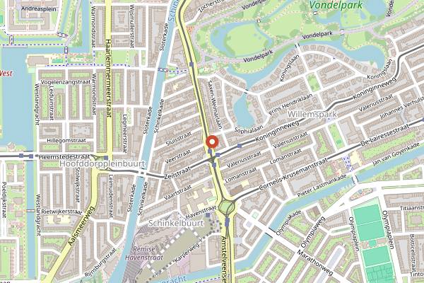 Map showing Ron Gastrobar in Amsterdam
