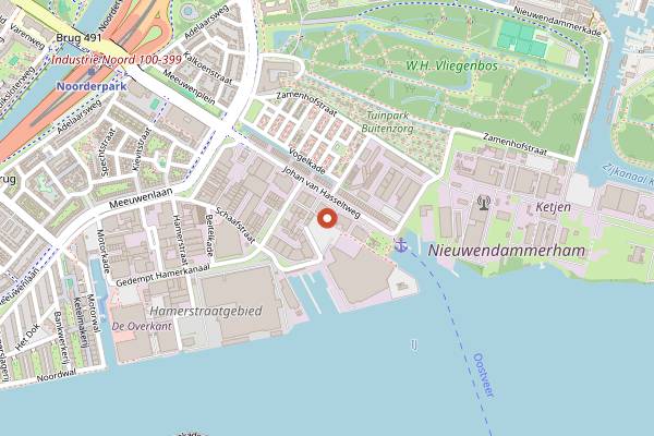 Map showing murmur in Amsterdam