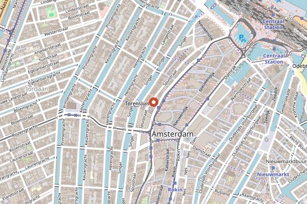 Map showing Prik in Amsterdam