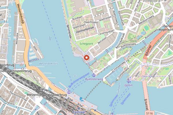 Map showing Shelter in Amsterdam