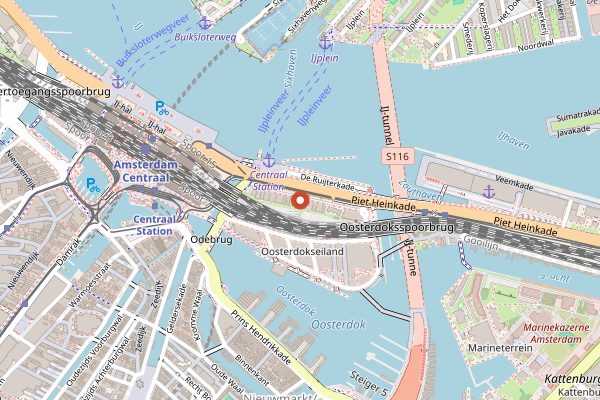 Map showing Choux in Amsterdam