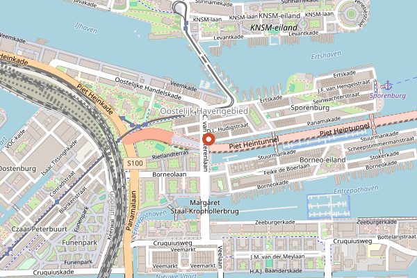 Map showing esra in Amsterdam