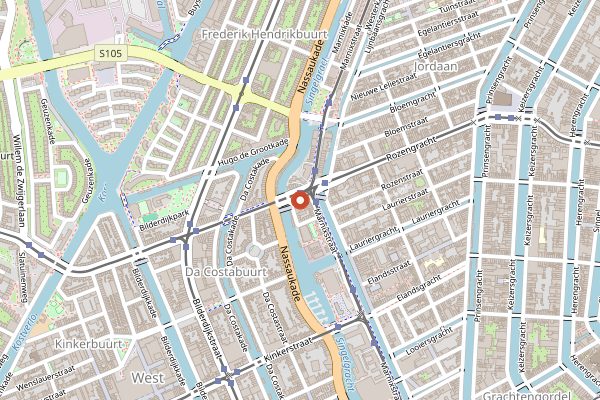Map showing Moeders in Amsterdam