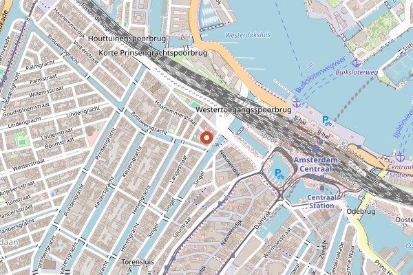Map showing Neuf in Amsterdam