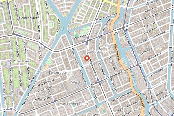 Map showing nNea in Amsterdam