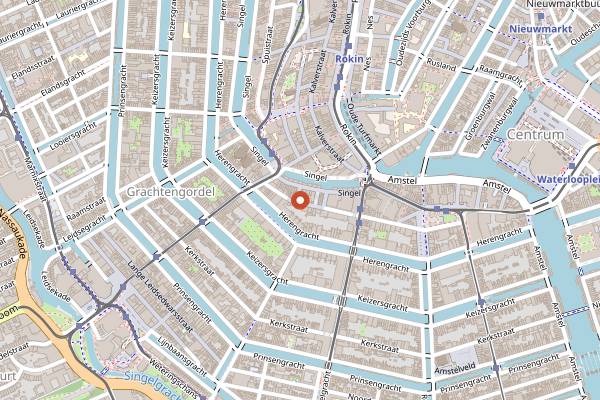 Map showing Sichuan Food in Amsterdam