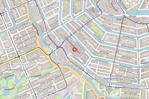 Map showing The Pantry in Amsterdam
