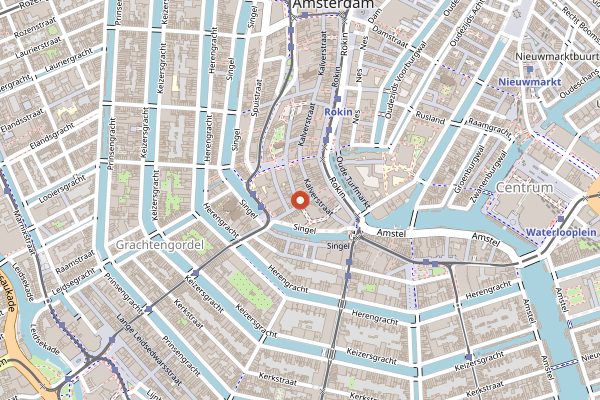 Map showing Vleminckx De Sausmeester in Amsterdam