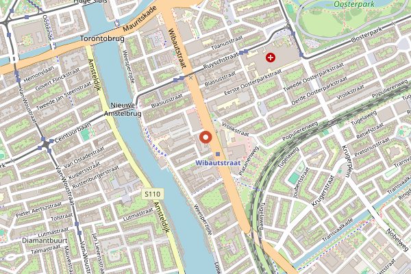 Map showing Bottleshop in Amsterdam