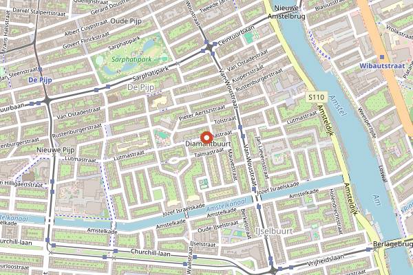 Map showing Paskamer in Amsterdam