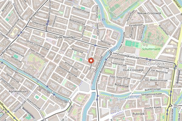 Map showing Bakkit in Rotterdam