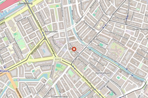 Map showing Urban Bakery in Rotterdam