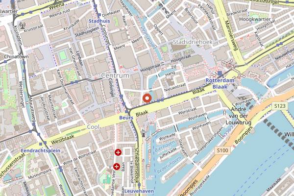 Map showing Ballroom Rotterdam in Rotterdam