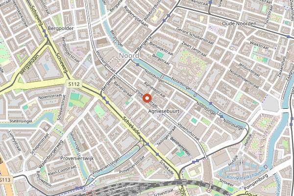 Map showing Bar Brewski in Rotterdam