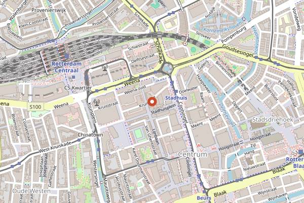 Map showing Bokaal Rotterdam in Rotterdam